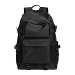 Wholesale Men Casual Black Large Capacity Zipper Backpack - Image 2