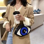 Wholesale Women Fashion Color Blocking Eye Crossbody Bag - Image 5