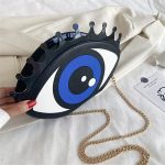 Wholesale Women Fashion Color Blocking Eye Crossbody Bag - Image 3