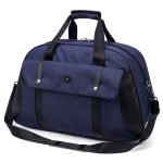 Wholesale Men Casual Color Blocking Large Capacity Zipper Handle Travelling Bag
