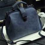 Wholesale Women Retro Color Blocking Large Capacity Doctor Bag - Image 10
