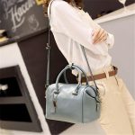 Wholesale Women Vintage Leather Large Capacity Boston Bag - Image 9