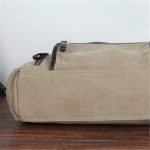 Wholesale Men Casual Zipper Large Capacity Canvas Handle Bag - Image 3