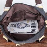 Wholesale Men Unique Retro Zipper Large Capacity Multi-pocket Handle Bag - Image 3