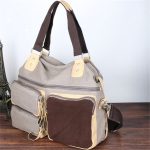 Wholesale Men Unique Retro Zipper Large Capacity Multi-pocket Handle Bag - Image 9