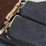 Wholesale Men Unique Retro Zipper Large Capacity Multi-pocket Handle Bag - Image 7