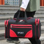 Wholesale Men Casual Large Capacity Zipper Multiple Pocket Color Blocking Patchwork Handbag - Image 14