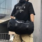 Wholesale Men Casual Large Capacity Letter Printed Zipper Handbag - Image 3