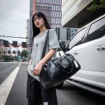 Wholesale Men Casual Large Capacity Graphic Printed Zipper Handbag - Image 9