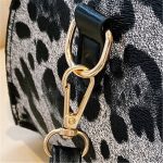Wholesale Women Fashion Color Blocking Leopard Printed Triangle Shape Bag - Image 5