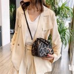 Wholesale Women Fashion Color Blocking Leopard Printed Triangle Shape Bag - Image 14