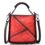 Women Retro Reindeer Design Top-handle Shoulder Bag - Image 7