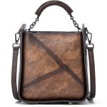 Women Retro Reindeer Design Top-handle Shoulder Bag - Image 9