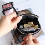 Women Simple Solid Color Metal Zipper Mini Coin Bag - Image 3