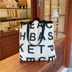 Wholesale Women Fashion Letter Decorative Large Capacity Canvas Shoulder Bags - Image 5