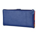 Wholesale Women Fashion Contrast Color Bifold Soft Leather Purse - Image 9