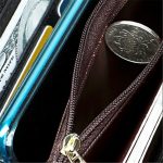 Wholesale Women Fashion Embossing Decorative Zipper Leather Purse - Image 10