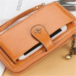 Wholesale Women Retro Solid Color Metal Decorative Zipper Purse - Image 8