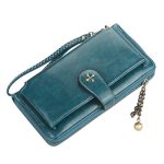 Wholesale Women Retro Solid Color Metal Decorative Zipper Purse - Image 11