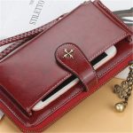 Wholesale Women Retro Solid Color Metal Decorative Zipper Purse - Image 14