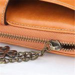 Wholesale Women Retro Solid Color Metal Decorative Zipper Purse - Image 6