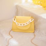 Wholesale Women Simple Solid Color Crocodile Printed PU Crossbody Bags - Image 2