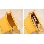 Wholesale Women Simple Solid Color Crocodile Printed PU Crossbody Bags - Image 5