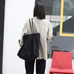 Women Fashion Solid Color Large Capacity Canvas Tote Bag - Image 10