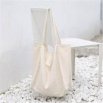 Women Fashion Solid Color Large Capacity Canvas Tote Bag - Image 13