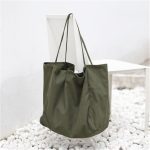Women Fashion Solid Color Large Capacity Canvas Tote Bag - Image 11