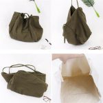 Wholesale Women Solid Color Large Capacity Canvas Shopping Bag - Image 12