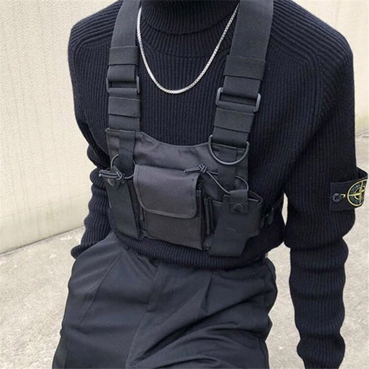 2021051403184691187 Wholesale Men Fashion Multifunction Lock Clasp Chest Bag - Image 1