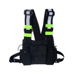 Wholesale Men Fashion Color Blocking Patchwork Lock Clasp Chest Bag - Image 2