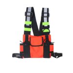 Wholesale Men Fashion Color Blocking Patchwork Lock Clasp Chest Bag - Image 10
