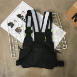 Wholesale Men Fashion Color Blocking Patchwork Lock Clasp Chest Bag - Image 3