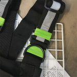 Wholesale Men Fashion Color Blocking Patchwork Lock Clasp Chest Bag - Image 5