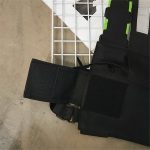 Wholesale Men Fashion Color Blocking Patchwork Lock Clasp Chest Bag - Image 4