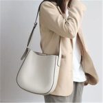 Wholesale Women Fashion Solid Color Large Capacity Genuine Leather Bag - Image 4