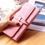 Wholesale Women Fahsion Lattice Printed Purses - Image 7