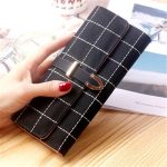 Wholesale Women Fahsion Lattice Printed Purses