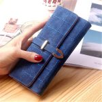 Wholesale Women Fahsion Lattice Printed Purses - Image 4