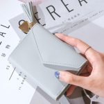 Women Fashion Solid Color Tassels Decorative Wallets - Image 6