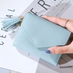 Women Fashion Solid Color Tassels Decorative Wallets - Image 5