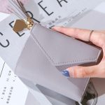 Women Fashion Solid Color Tassels Decorative Wallets - Image 9