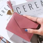 Women Fashion Solid Color Tassels Decorative Wallets - Image 7