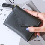 Women Fashion Solid Color Tassels Decorative Wallets - Image 8
