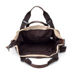 Wholesale Women Retro Color Blocking Patchwork Large Capacity Canvas Tote Bag - Image 4