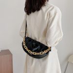 Wholesale Women Fashion Metal Chain PU Crossbody Bag - Image 9