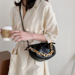 Wholesale Women Fashion Metal Chain PU Crossbody Bag - Image 10