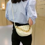 Wholesale Women Fashion Metal Chain PU Crossbody Bag - Image 7